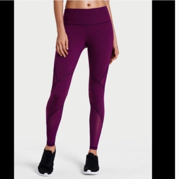 VSX Pants - VSX Sport | Knockout Purple Mesh Leggings Large